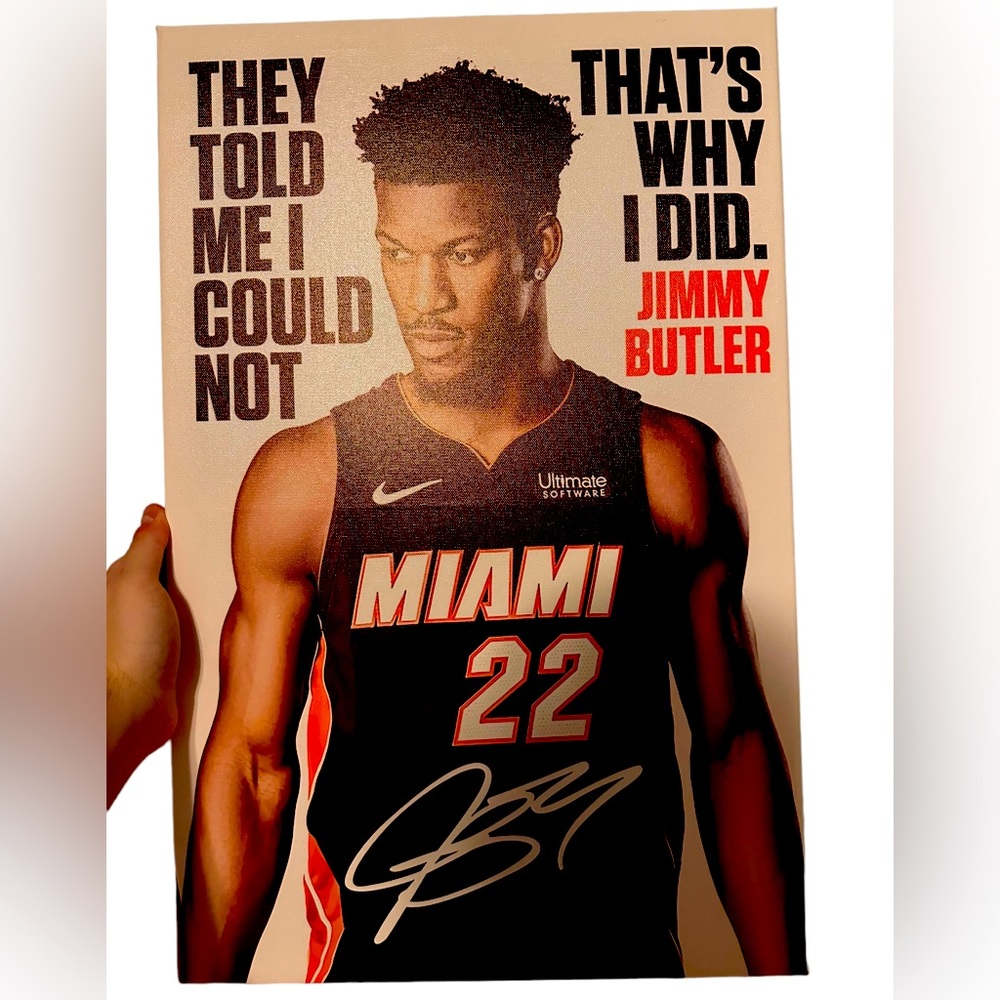 Jimmy butler canvas 24 x 36